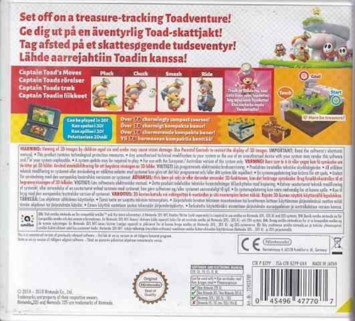 Captain Toad treasure Tracker - Nintendo 3DS Spil - (B Grade) (Genbrug)